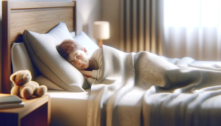 wygodny sen dziecka na odpowiednio dobranym materacu