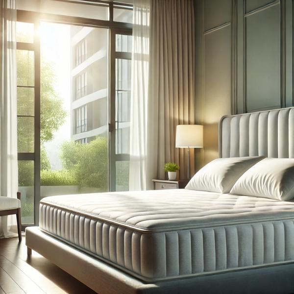 wietrzenie materaca przy otwartym oknie