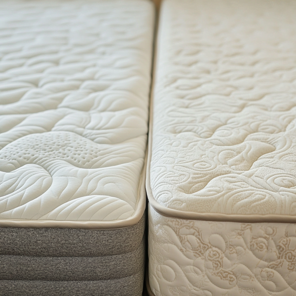 zestawienie materaca piankowego i sprężynowego