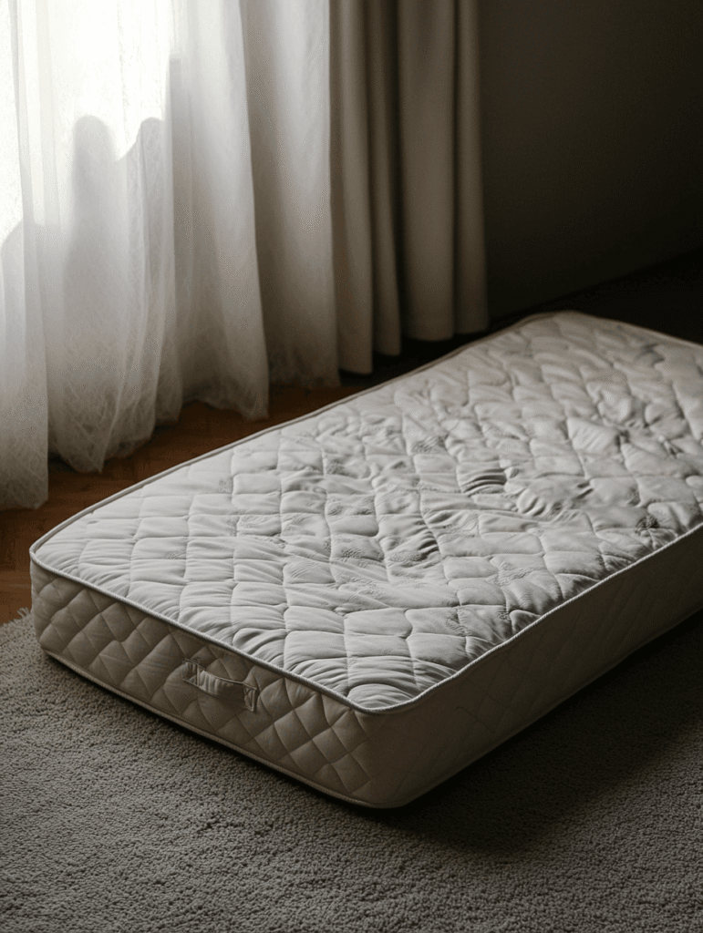 jak wygląda zapadnięty materac