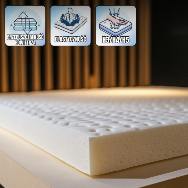 funkcje pianek używanych w materacach