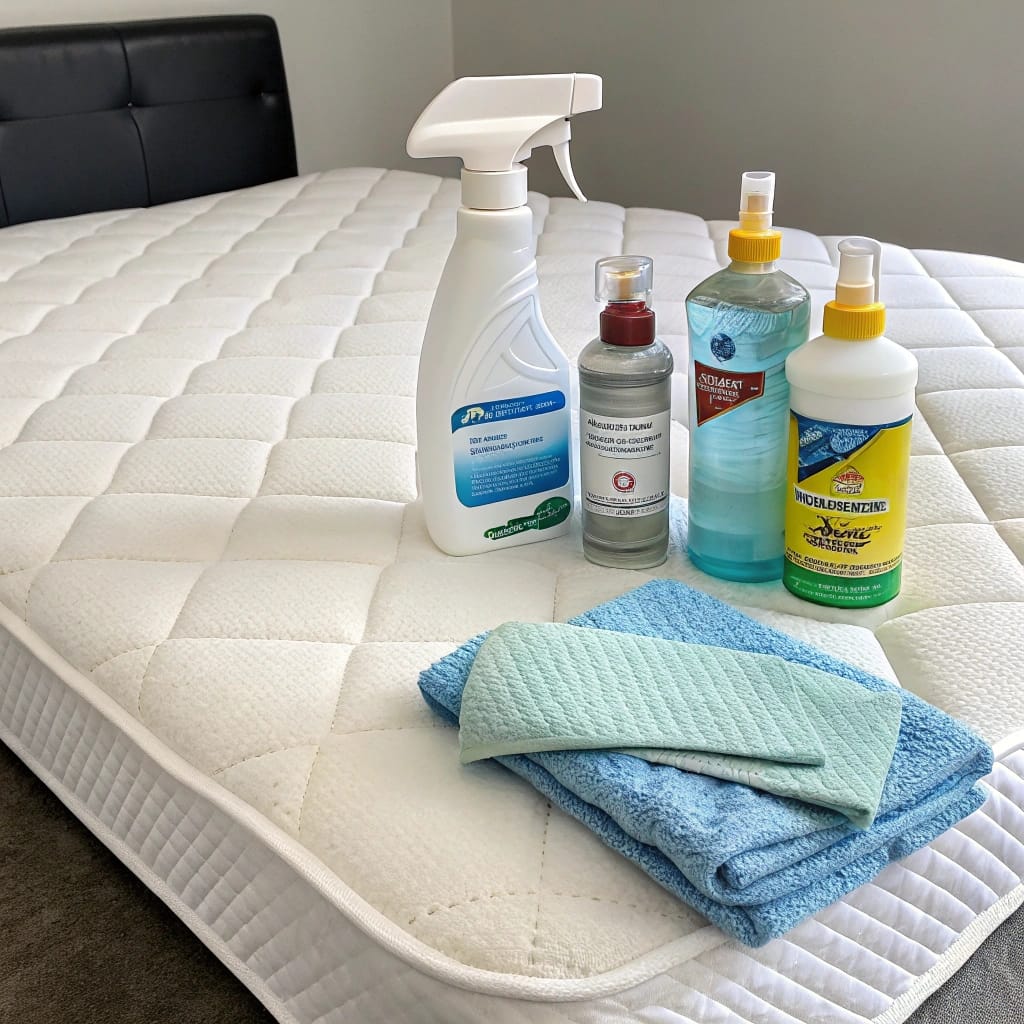 środki do czyszczenia materaca