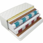 Materac 42 CM H4/H3 Średnio-Twardy KING SIZE CONTINENTAL Premium LATEKS - 120x200