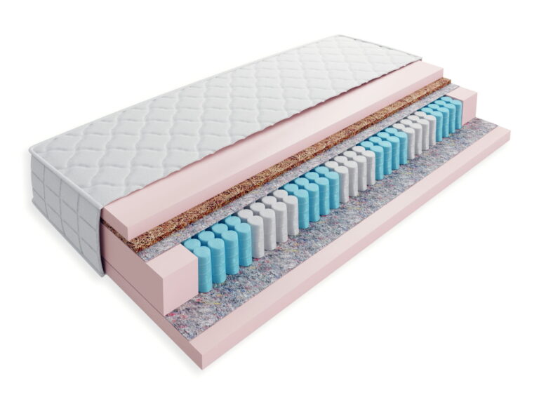 wysokoelastyczny materac z matą kokosową