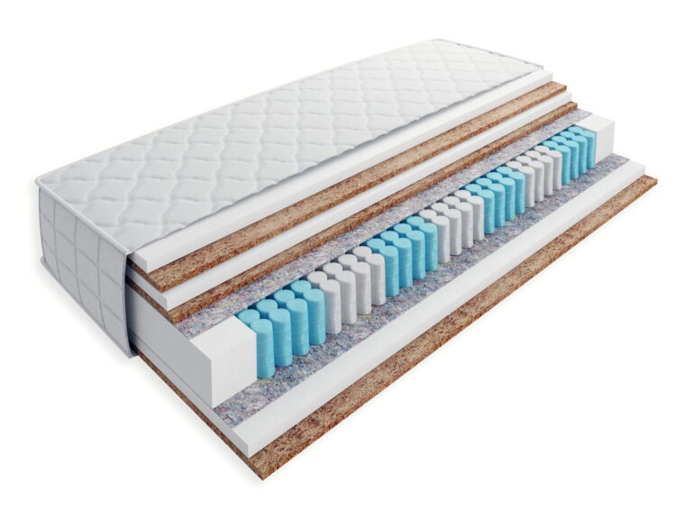 materac Belluci Max Coco – twardy materac kieszeniowy z kokosem