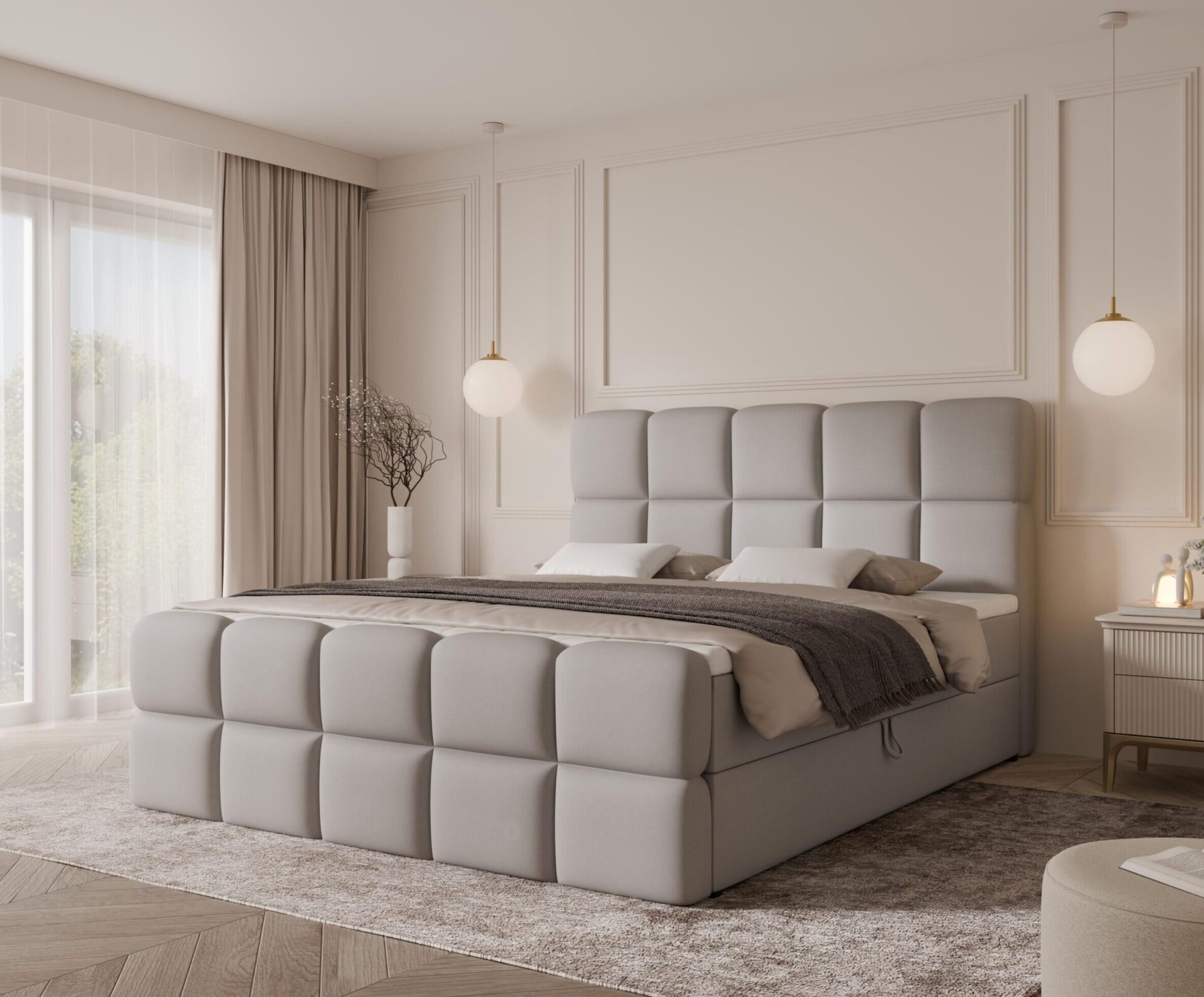 łóżko kontynentalne moya max