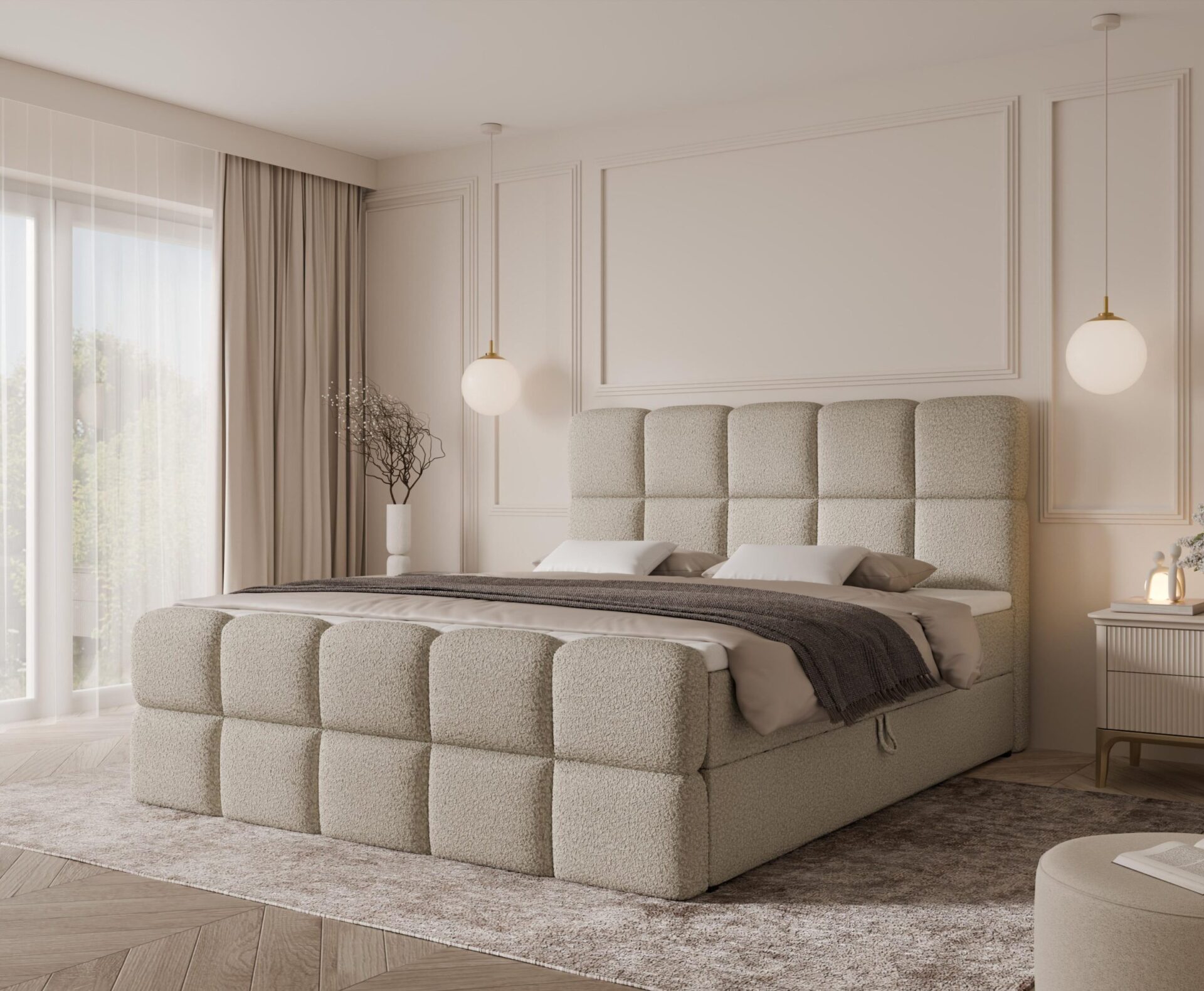 łóżko kontynentalne moya max