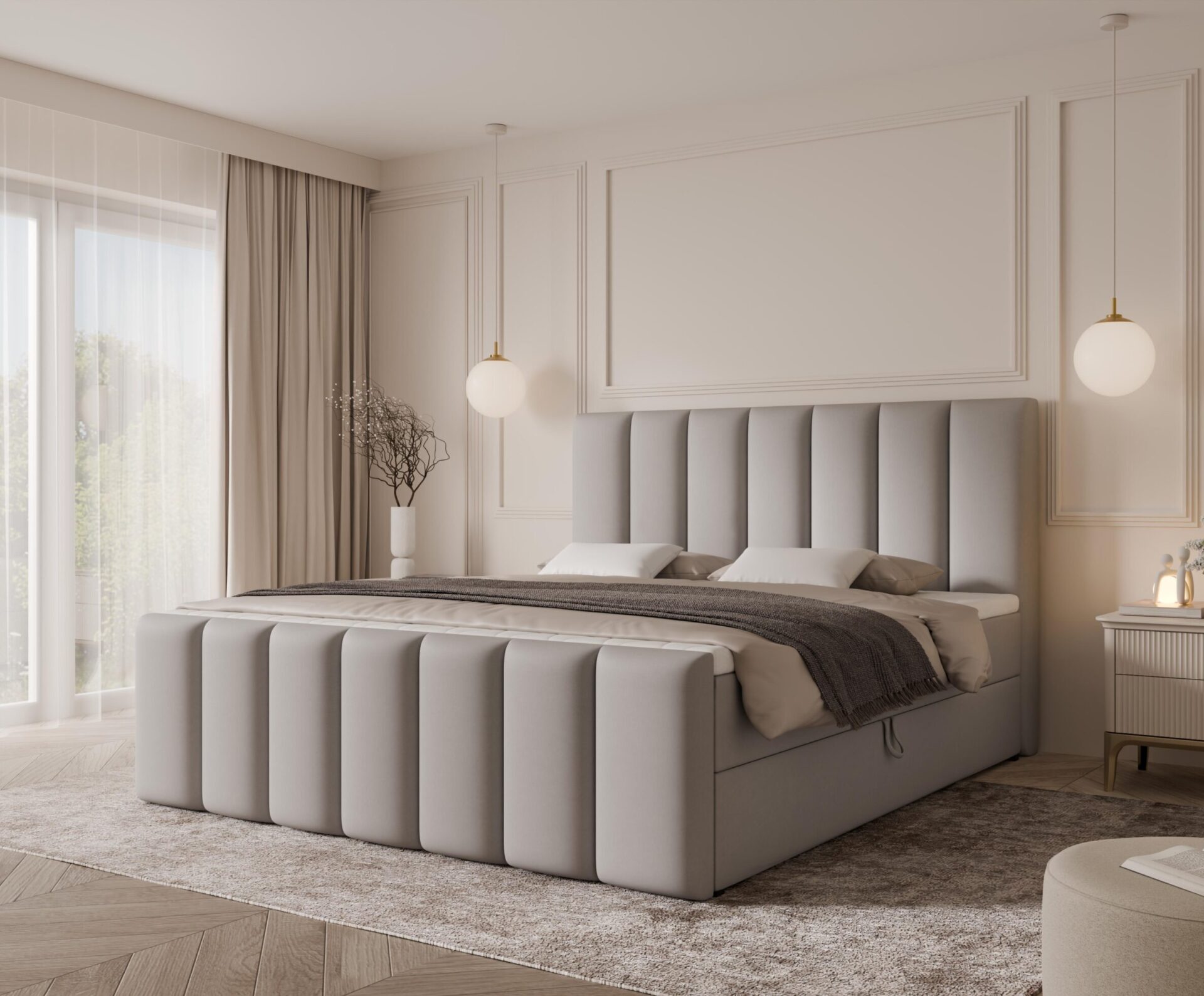 łóżko kontentalne bella max