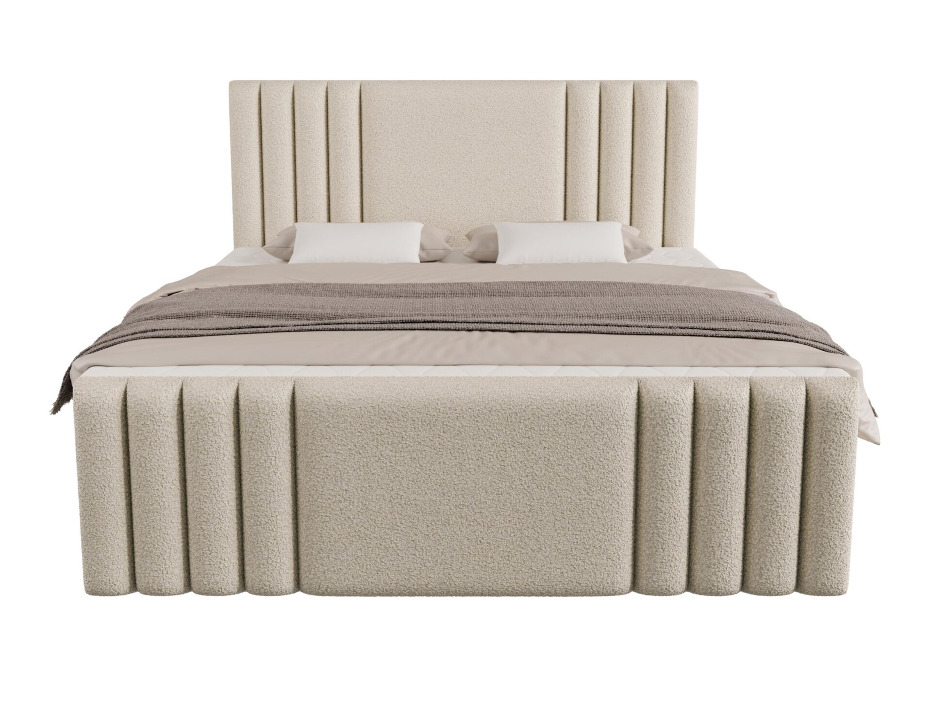 łóżko z zagłókiem