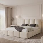 Łóżko tapicerowane 180x200 z pojemnikiem - DELIA 1