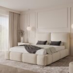 Łóżko tapicerowane 180x200 z pojemnikiem - ESTELLE 3