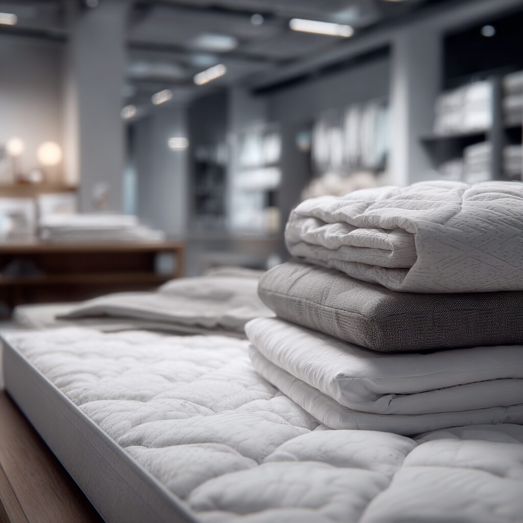 materac nawierzchniowy i pościel