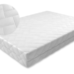 Pokrowiec na materac 100x200 - SilverCare - gruby, pikowany z zamkiem błyskawicznym